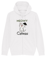 meowy catmas 1 Hanorac cu fermoar Unisex Connector