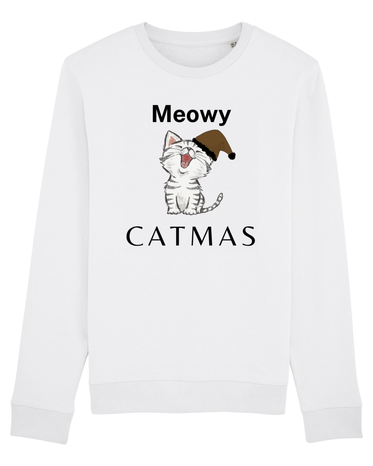 Bluză mânecă lungă Unisex Rise White