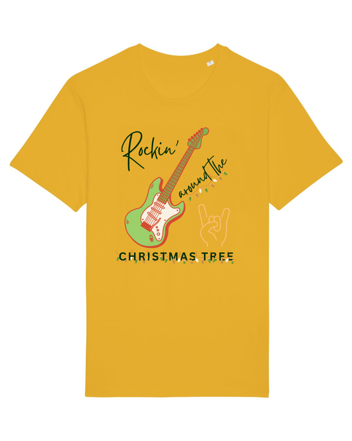 Tricou mânecă scurtă Unisex Rocker Spectra Yellow