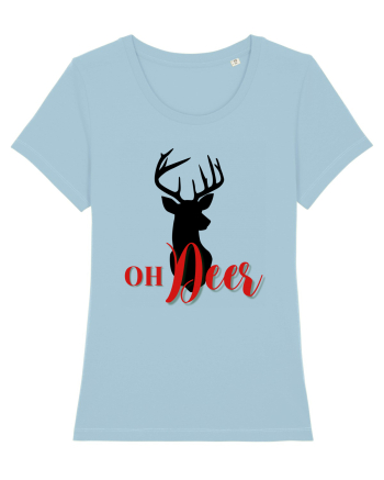 oh deer 1 Sky Blue