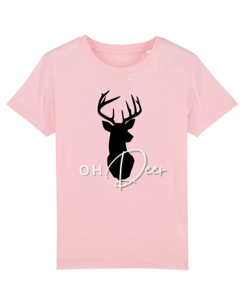 oh deer 2 Cotton Pink