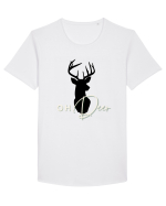 oh deer 2 Tricou mânecă scurtă guler larg Bărbat Skater