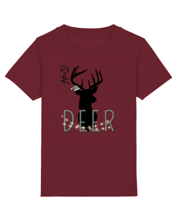 oh deer 5 Burgundy