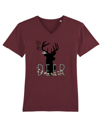 oh deer 5 Burgundy