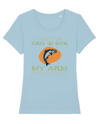  Call in sick Sky Blue