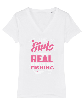 Real girls go fishing White