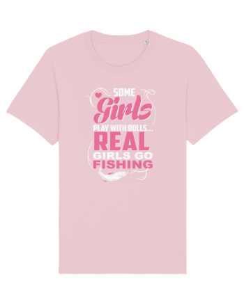 Real girls go fishing Cotton Pink