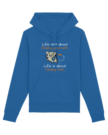 Life is about finding fish Royal Blue