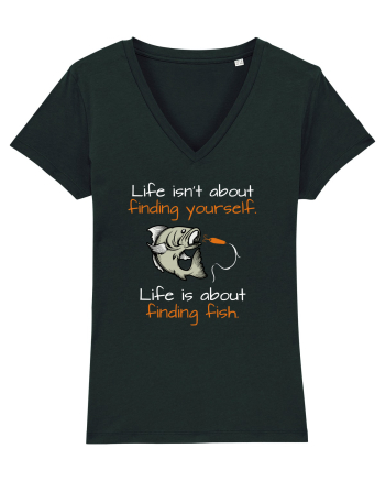 Life is about finding fish Black