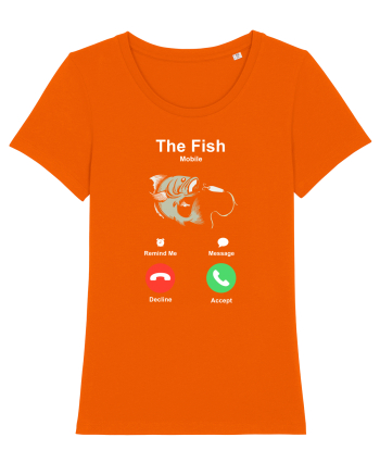 The fish is calling and I must go. Bright Orange