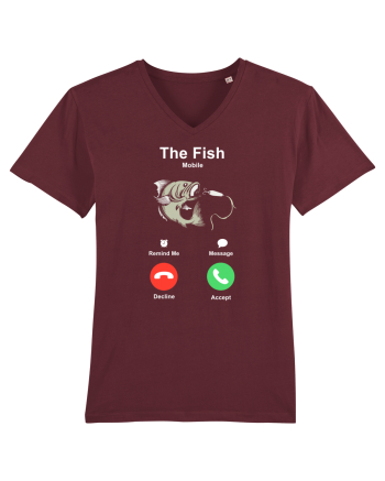 The fish is calling and I must go. Burgundy