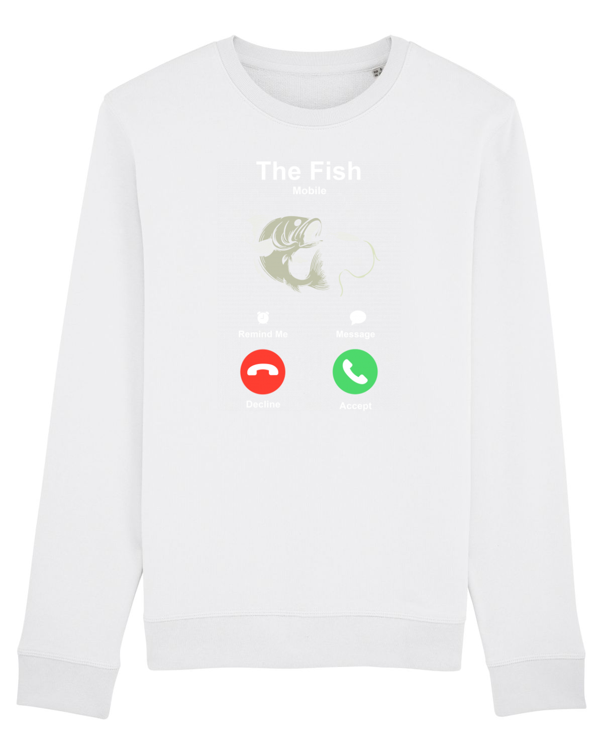Bluză mânecă lungă Unisex Rise White