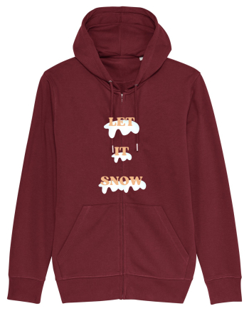 let it snow Burgundy