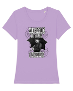 Allergic To Colors And Mornings Tricou mânecă scurtă guler larg fitted Damă Expresser