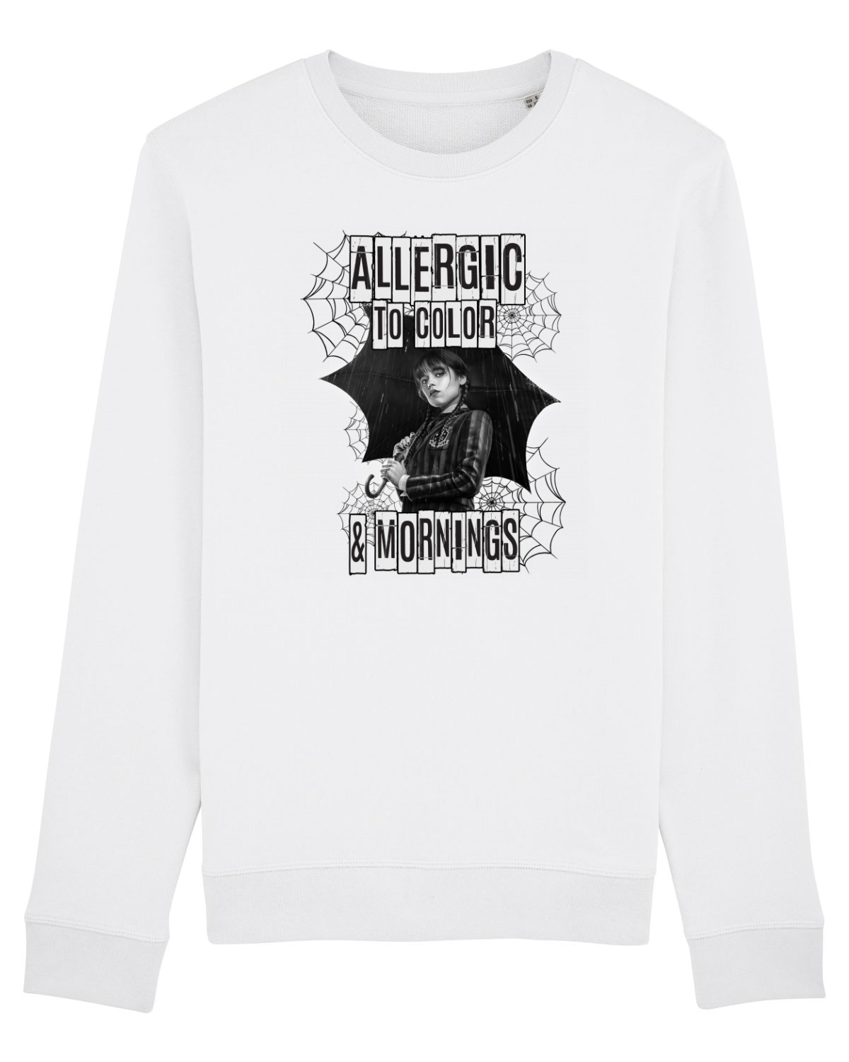 Bluză mânecă lungă Unisex Rise White