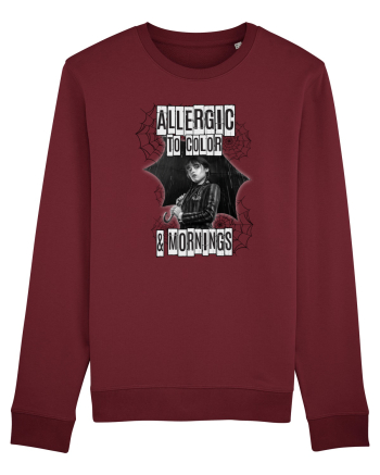 Allergic To Colors And Mornings Burgundy