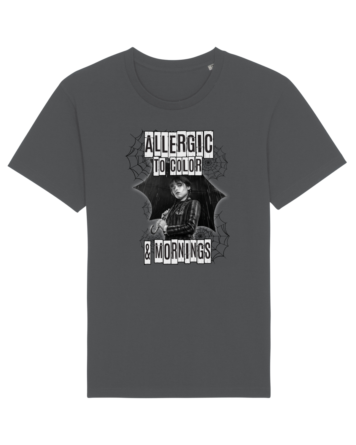 Tricou mânecă scurtă Unisex Rocker Anthracite