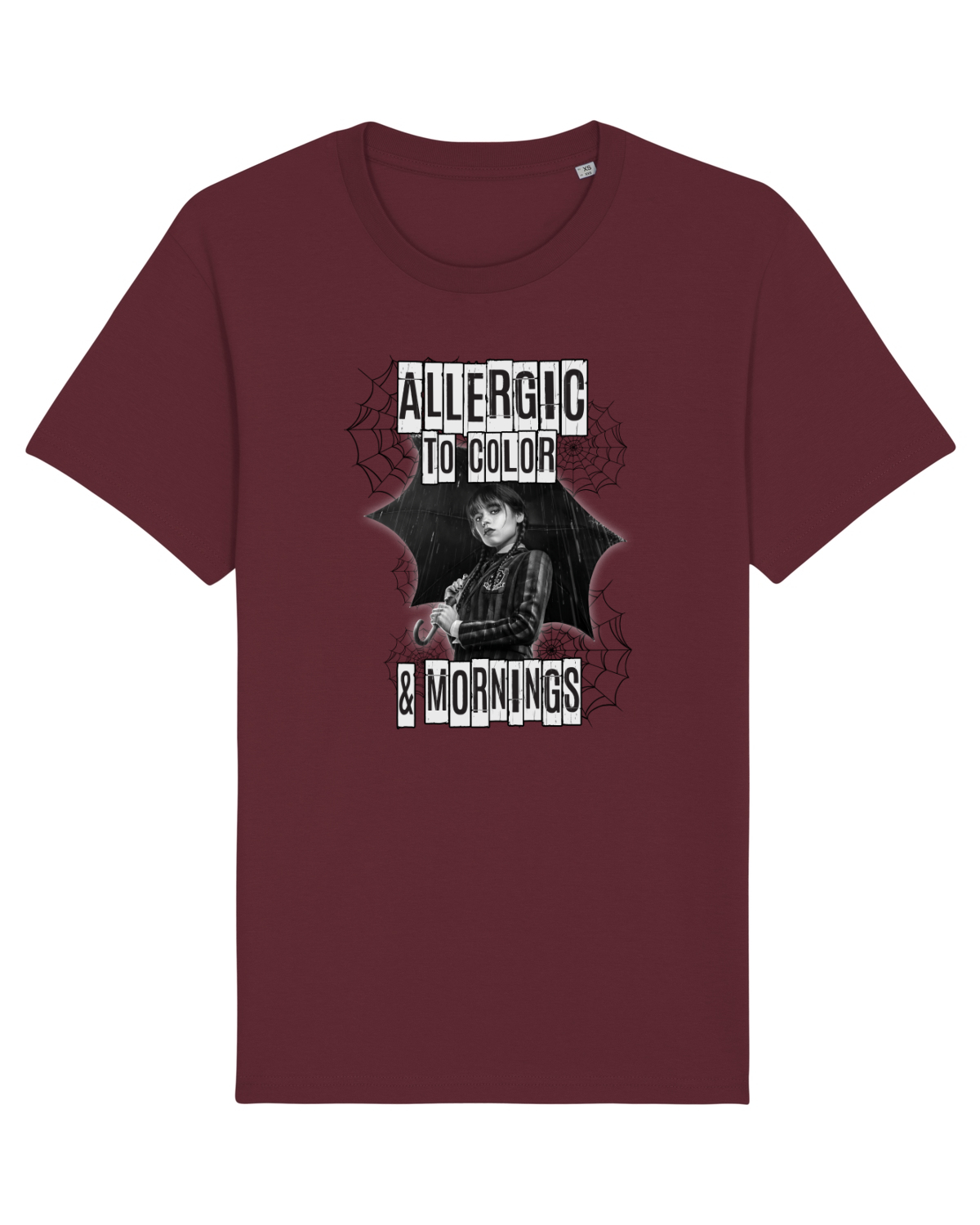 Tricou mânecă scurtă Unisex Rocker Burgundy