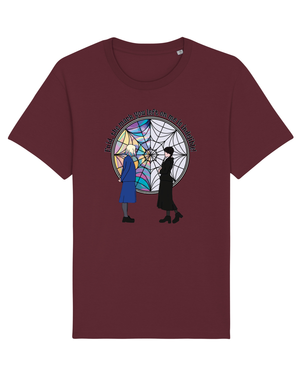 Tricou mânecă scurtă Unisex Rocker Burgundy