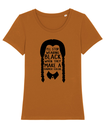 I'll Stop Wearing Black When They Make A Darker Color Roasted Orange