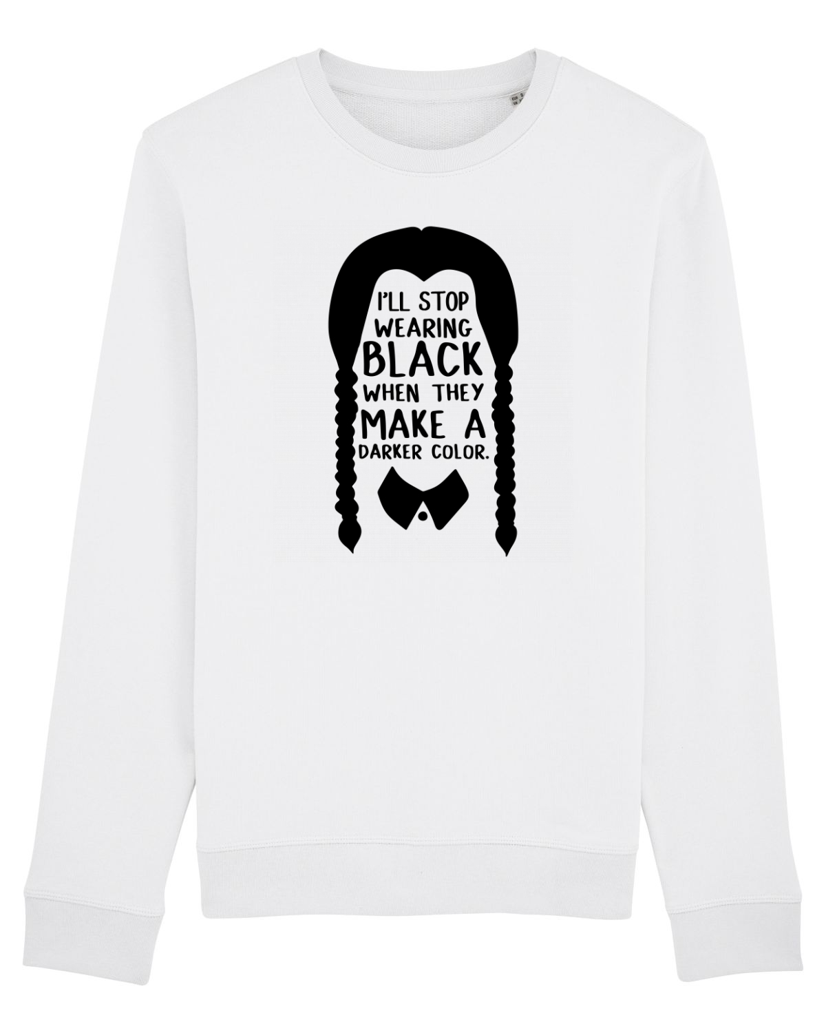 Bluză mânecă lungă Unisex Rise White