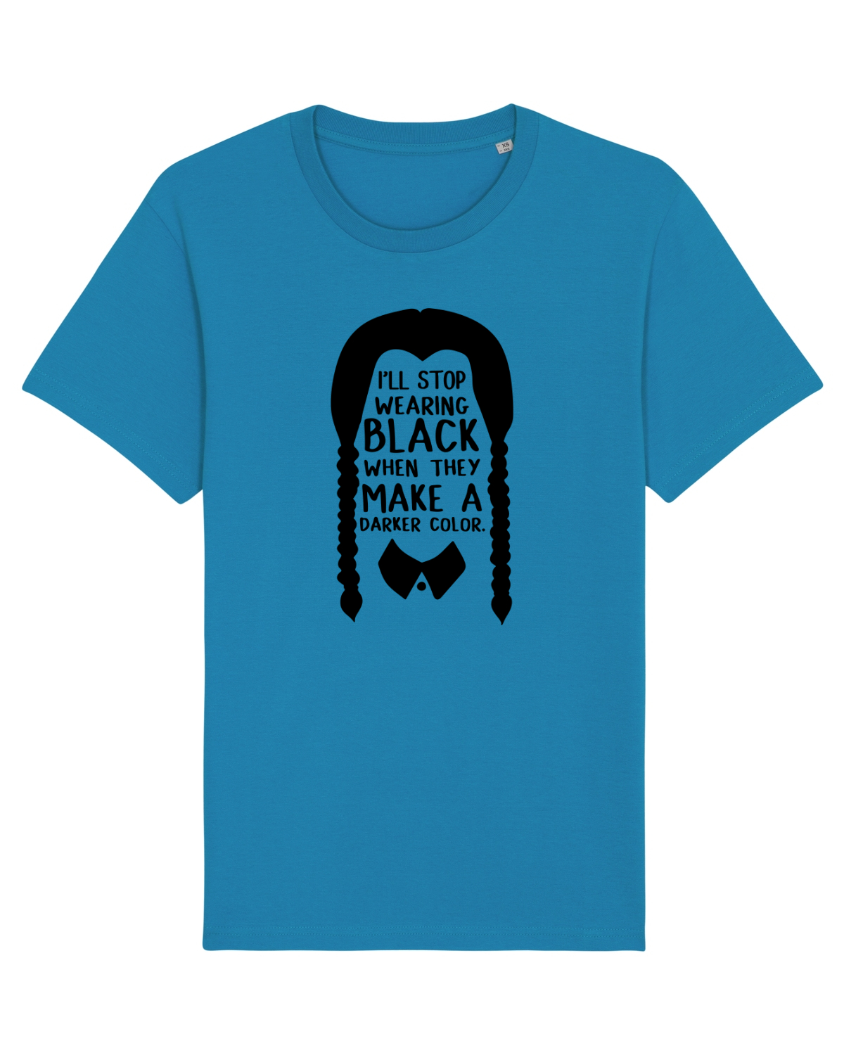 Tricou mânecă scurtă Unisex Rocker Azur