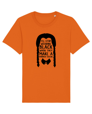 I'll Stop Wearing Black When They Make A Darker Color Bright Orange