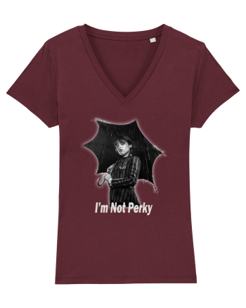 I'm Not Perky Burgundy