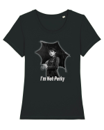 I'm Not Perky Tricou mânecă scurtă guler larg fitted Damă Expresser
