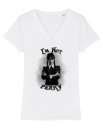 I'm Not Perky Tricou mânecă scurtă guler V Damă Evoker