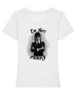 I'm Not Perky Tricou mânecă scurtă guler larg fitted Damă Expresser
