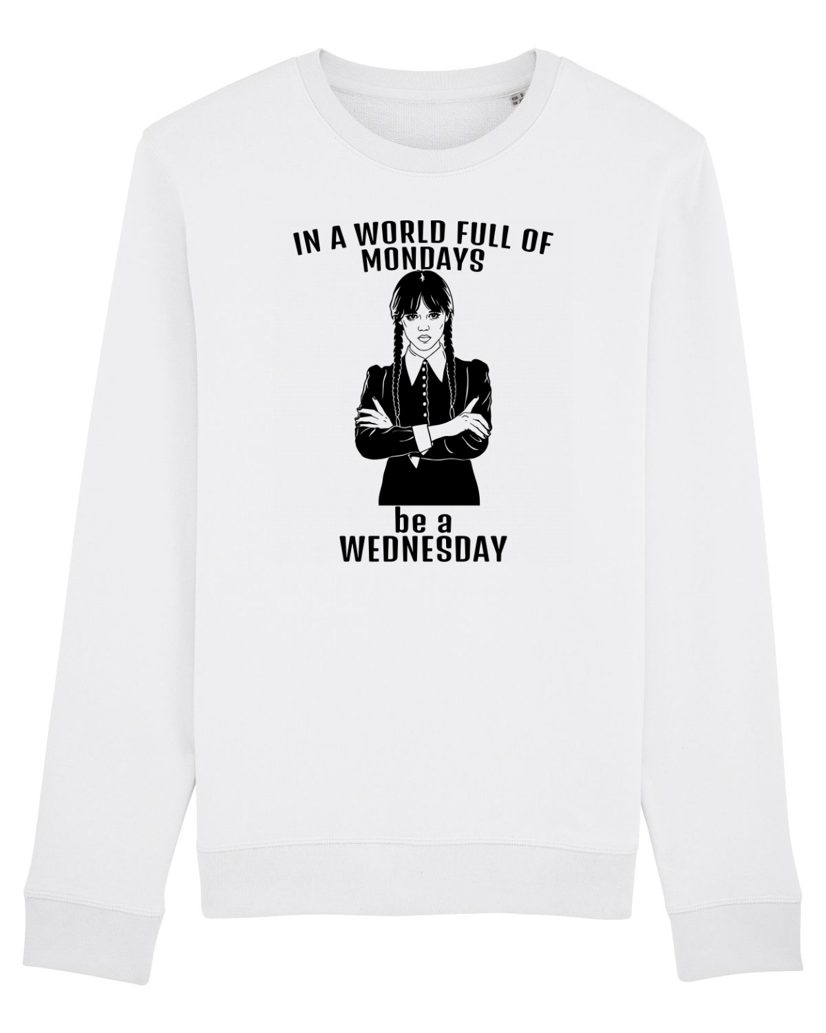Bluză mânecă lungă Unisex Rise White