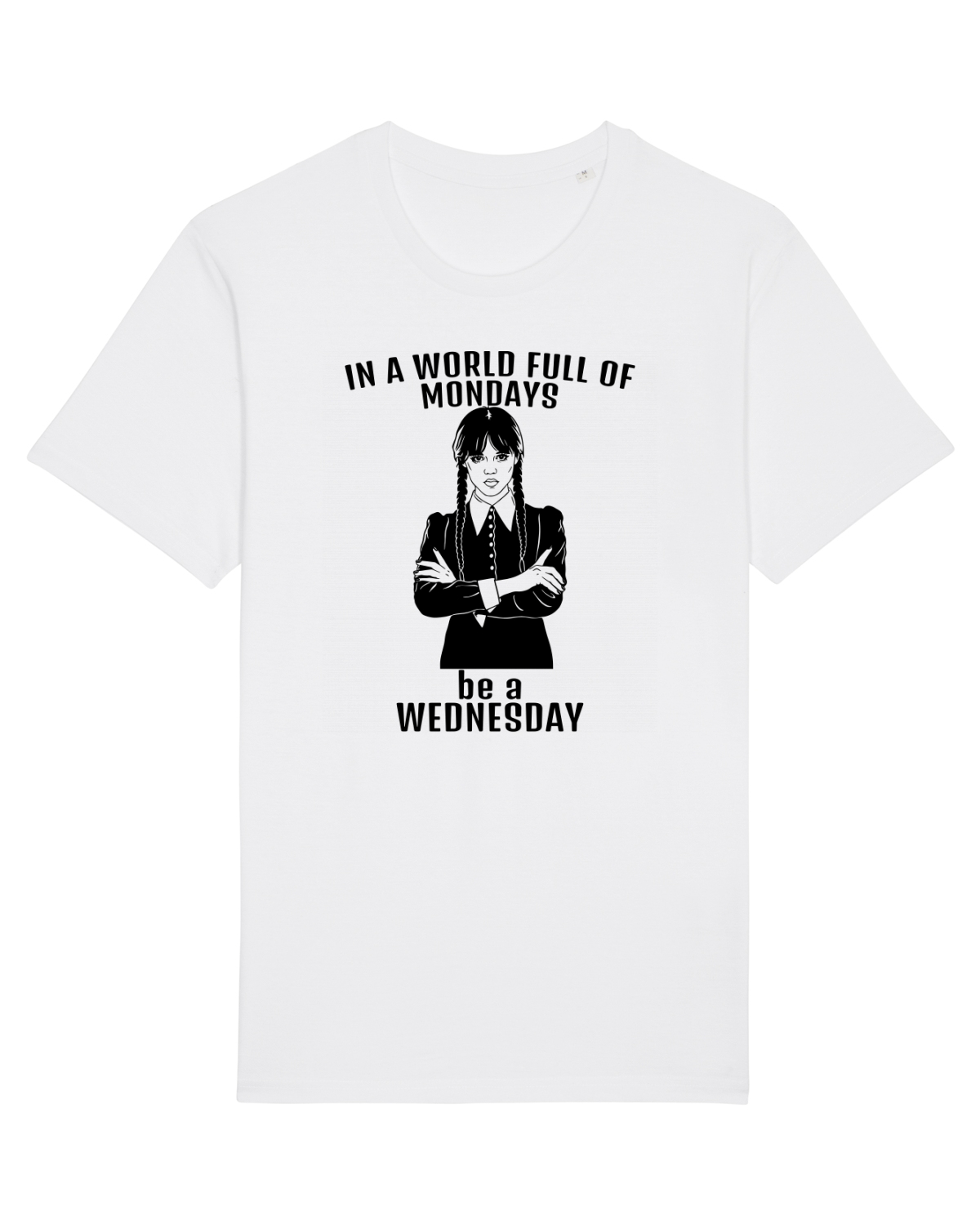 Tricou mânecă scurtă Unisex Rocker White