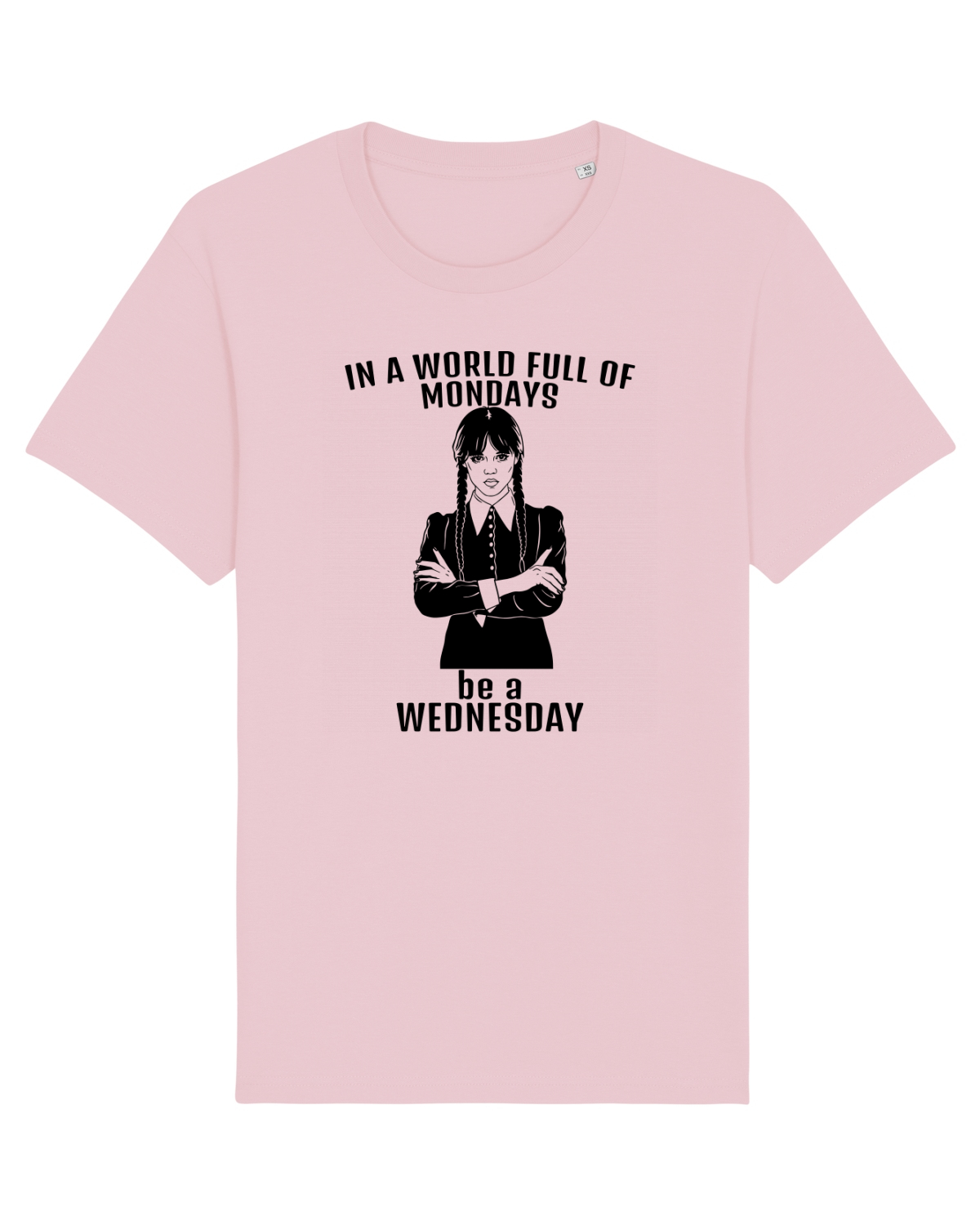 Tricou mânecă scurtă Unisex Rocker Cotton Pink