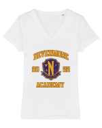 Nevermore Academy 2022 Tricou mânecă scurtă guler V Damă Evoker