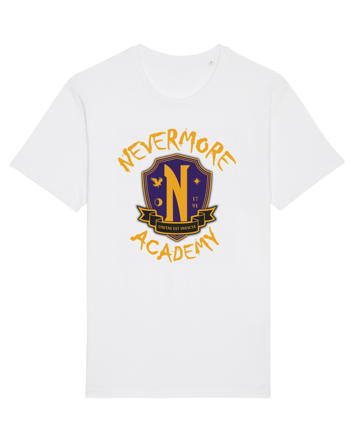 Tricou mânecă scurtă Unisex Rocker White