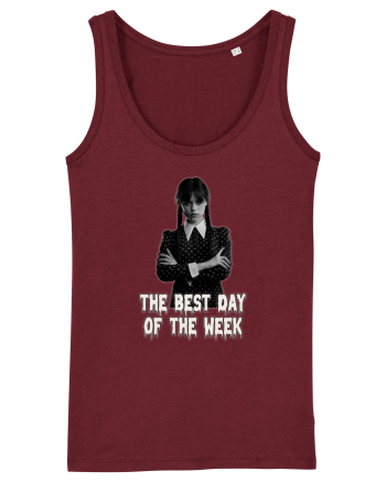 The Best Day Of The Week Burgundy