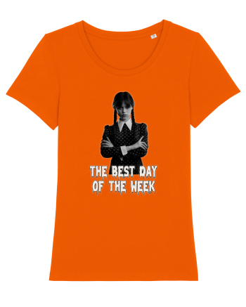 The Best Day Of The Week Bright Orange