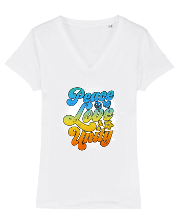 Peace love unity White