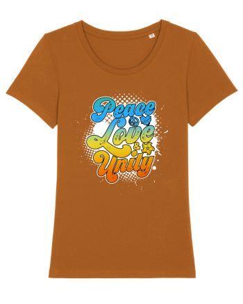 Peace love unity Roasted Orange