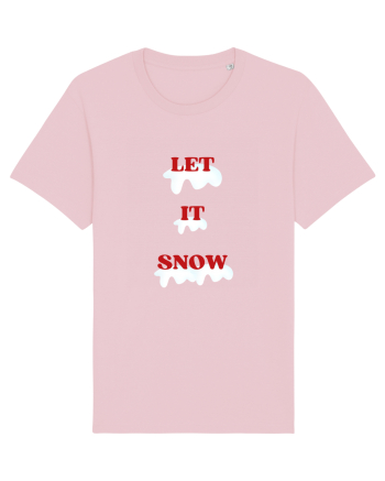 let it snow Cotton Pink