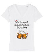 it s the most wonderful... Tricou mânecă scurtă guler V Damă Evoker