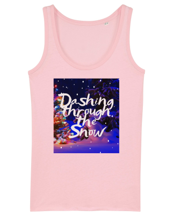 dashing through the snow Cotton Pink