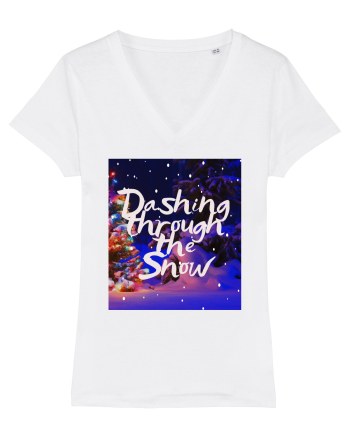 dashing through the snow White