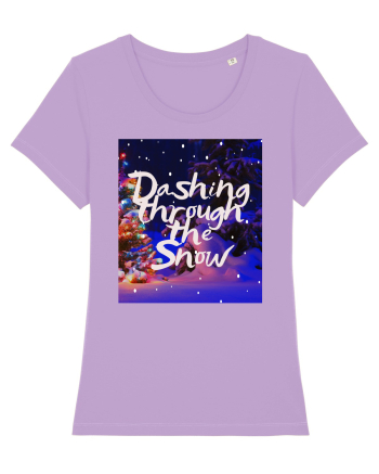 dashing through the snow Lavender Dawn