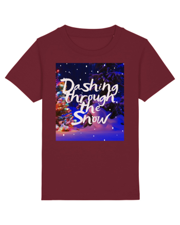 dashing through the snow Burgundy