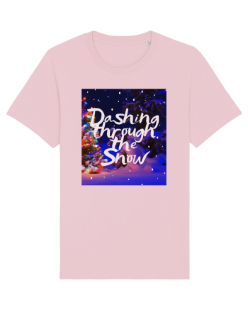 dashing through the snow Cotton Pink