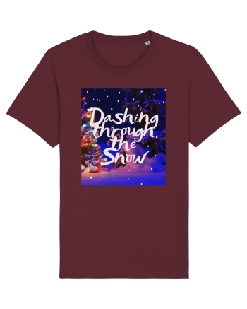 dashing through the snow Burgundy