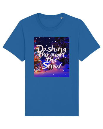 dashing through the snow Royal Blue