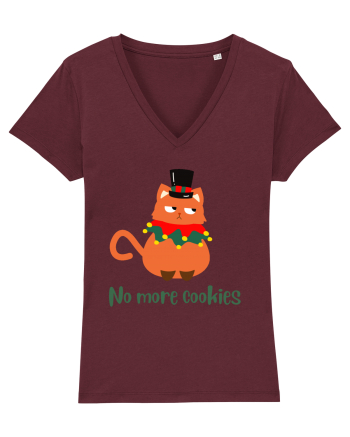 no more cookies Burgundy